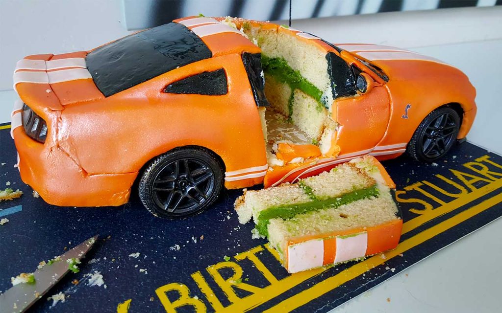 remote control car cake