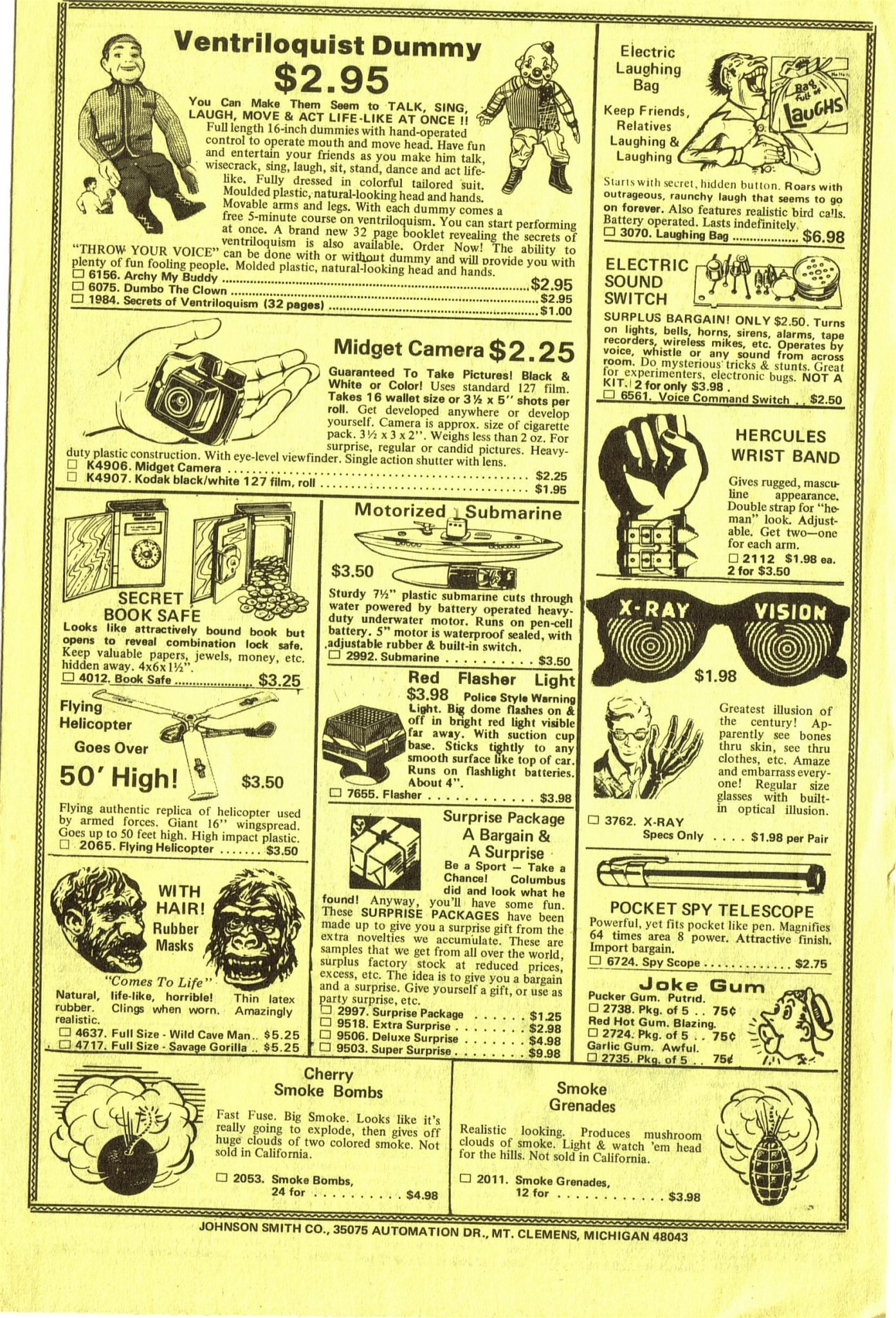 Remember Johnson Smith Catalog? Did You Read The Johnson-Smith ...